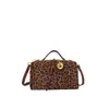 Bolsa de Maquillaje Portátil Vintage para Mujer, Nuevo Estilo Coreano 2026 Bolso Boston a la Moda, Bolso de Hombro Cruzado de Alta Gama