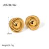 Aretes Geométricos Europeos y Americanos de Acero Inoxidable Jingqiao Sentido Avanzado Nicho Aretes Ins Acero Titanio Aretes Aretes Transfronterizos