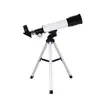 Nuevo 50360 Blanco HD telescopio astronómico de un solo tubo de alta potencia observación de estrellas Luna y Tierra gafas de doble uso