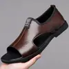 Sandalias Talla Grande 48 para Hombre Verano 2025 Explosiones Sandalias Casuales para Hombre Antideslizantes Transpirables Zapatos para Conducir