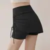 Ropa de Yoga para Mujer 2026 Nuevo Verano Cintura Alta Control de Abdomen Levanta Glúteos Pantalones Cortos Deportivos para Correr al Aire Libre Entrenamiento Fitness Pantalones Falda