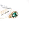 Acessórios para joias DIY atacado cristal gota d'água pedra preciosa diamante brincos acessórios brincos femininos versáteis acessórios