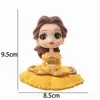 Plato para Sentarse Blancanieves Adornos para Pastel Q Postura Sentada Té de la Tarde Cenicienta Alicia Niña Decoración para Hornear