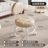 Taburete con Ruedas Giratorias para Uso en Casa, Taburete Bajo con Soporte Lumbar, Engrosado, Silencioso, Respaldo Acojinado Suave, Silla Pequeña con Ruedas para Estar Sentado Mucho Tiempo