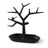 Adornos de árbol de pájaros, caja de almacenamiento de joyas, expositor de pendientes y clavos, árbol de joyas, llave de entrada colgante, mesa de almacenamiento para el hogar femenino