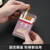 Wg6Q Porta-Cigarros de Plástico 20 Maços Macios Transparente Capa Protetora para Maço de Cigarro Macio Capa Protetora de Concha para Cigarro Macio Masculino Portátil