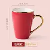 Taza de Lujo Pequeña Estilo Europeo Galvanizada Regalo Phnom Penh Café Té de la Tarde Cerámica Taza para Beber Agua para Niña Masculina
