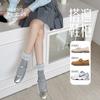 Calcetines blancos mujer 2025 primavera y verano nuevos calcetines de encaje de tubo medio calcetines dulces lindos de princesa calcetines lolita