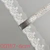 Encaje de malla popular de seda de leche bordado de 7 cm, ribete bordado, hermosa lencería de espalda, puños, escote, accesorios para el dobladillo de la falda