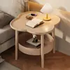 Mesa Minimalista Moderna Grado E1 para Viviendas de Alquiler, Doble Propósito para Sala de Estar y Dormitorio, Venta al por Mayor desde Fábrica de Snacks