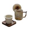 Taza de Té Cultural y Creativa de la Ciudad Prohibida Taza de Té Cerámica con Filtro y Tapa Taza Personal Taza de Té de Oficina de Gama Alta Taza de Separación de Té y Agua