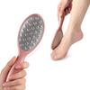 Molinillo de pies de acero inoxidable, exfoliante de pies, doble cara, grueso y fino, lima de pedicura, herramienta de piedra para pies callosos