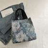 Bolsa de Ombro de Verão de Grande Capacidade para Mulheres 2025 Nova Bolsa Ins Estilo Preguiçoso Tote Bolsa Classica para Mulheres