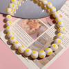 Collar de cuentas con lazo de primavera, pendientes, pulsera, cadena para teléfono móvil, colección de colores.