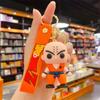 Nuevo llavero de Dragon Ball versión Q, exquisito y lindo colgante para bolso escolar, muñeco Monkey King, llavero para coche para niños