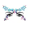 PARTYJOY artículo de venta caliente transfronterizo pegatinas de gemas para la cara pegatinas para cejas pegatinas faciales autoadhesivas de diamante pegatinas faciales para carnaval musical Halloween