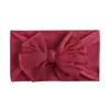 Medias Suaves de Nylon Diadema Ancha para Niños Lazo de una Sola Capa Diadema para Bebés Tocados 23 Colores en stock