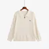 Blusa de tricô trançado com gola alta e zíper parcial plus size, coleção outono 2026, versátil e estilosa para o dia a dia, 25238