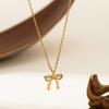 Colar de Amor Simples Hao Stone Transfronteiriço Feminino Design de Nicho Design de Luxo Leve Acessórios de Pingente High-end Corrente para Clavícula Feminino