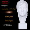 Brant estátua de gesso feminino juventude dois cabeça de gesso retrato material de arte esboço de material didático material de estudo de exame de arte suprimentos atacado