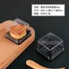 Caja de Empaque para Pasteles de Yema de Huevo, Bolsa de Empaque para Bandeja de Pasteles de Luna de Otoño Medio, Caja Engrosada para Pasteles de Nieve, Bolsa de Empaque Redonda de Ampolla