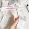 Meias Femininas 100% Algodão, Estilo Fino Primavera e Verão, Comprimento Médio da Panturrilha, Estampa Floral Delicada, Estilo Ins, Anti-Pilling, Meias Soltas Sem Costura, Atacado