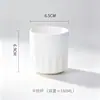 Taza de Agua de Cerámica Blanca Pura Creativa sin Asa al por Mayor Taza de Café para el Hogar Taza de Té de Hotel Souvenir con Logo Personalizado