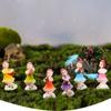 Nuevos Seis Instrumentos Musicales Hada de las Flores Adornos Creativos Musgo Micro Paisaje Decoraciones de Paisajismo Artesanías de Resina Espíritu