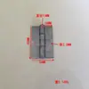 Dobradiça de Ferro Espessada e Reforçada de 2,5 mm Dobradiça de Porta de Ferro Dobradiça de Porta de Correr Dobradiça para Solda Elétrica Dobradiça Dobrável 1,5 Polegada 2 Polegadas 2,5 Polegadas