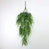 Planta verde artificial colgante de pared de helecho de ratán persa de imitación de Amazon