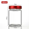 Pote de Vidro Quadrado para Mel de Alta Capacidade com Vedação, Uso Duplo para Casa e Negócios, Transparente para Tofu Fermentado, Geleia e Conservas