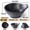 Restaurante Japonês de Hot Pot Utensílios de Mesa Molho para Temperar Tigela Pequena Plástico Arte Criativa Preto Fast Food Tigela para Arroz Sopa Mingau Comercial