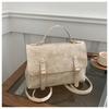 Bolso Bandolera Maletín Retro para Mujer 2025 Nueva Moda Mochila Estilo Coreano Estilo Preppy Mochila Casual de Gran Capacidad