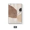 Sofá de Sala de Estar Cremoso Parede de Fundo Pintura Decorativa Estilo Nórdico Linhas Abstratas Murais de Corredor Hall de Entrada Pintura de Parede