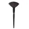 Popular Cepillo de Maquillaje en Forma de Abanico Transfronterizo Solo Pelo Persa Pequeño Cepillo para Polvos Iluminadores Cepillo para Esencia de Ácido Frutal