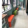 Bolsa Suave de Educación Temprana Taburete para Cambiar Zapatos Almacenamiento de Jardín de Infancia Taburete Largo de Sofá para Zapatos Producto Nuevo