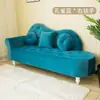 Sofá de tela para apartamentos pequeños, sala de estar moderna simple, vivienda de alquiler, tienda de ropa, chaise longue, sofá pequeño de dos plazas para dormitorio