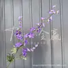 Nuevo Modelo de Flores Delphinium de 3 Ramas para Arreglos de Piso de Boda, Flores Artificiales de Alta Calidad Estilo Fresco, Venta al por Mayor de Fabricantes Transfronterizos