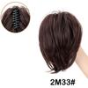 Pelucas de Comercio Exterior Europeo y Americano para Mujer Pinza para Cola de Caballo Corta Desordenada Cabello Corto Rizado Anillo para Cola de Caballo