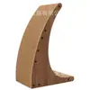 Placa de arranhar para gatos, vertical, montada na parede, estrutura triangular para escalada de gatos, espessada, design integrado, evita que os gatos arranhem sofás, brinquedo para gatos e poste arranhador