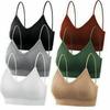 Sujetador Deportivo Strapless para Mujer Tallas Grandes Transfronterizo con Hermoso Diseño en la Espalda, Sujetador Inalámbrico Estilo Coreano, Ropa Interior Versátil para Mujer