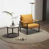 Sillón Individual de Lujo Ligero Minimalista Nórdico, Silla de Ocio para Tienda, Sillón Individual Moderno de Moda para Apartamento Pequeño