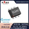 RY9136 RY9136C Paquete SOT-563 17V 3A 600KHz Regulador reductor síncrono ECOT