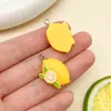 Colgante de Resina Estéreo Simulado de Verdura, Pimiento, Fruta, Manzana, Colgante Pequeño, Llavero DIY, Colgante, Accesorios de Joyería