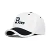 Novo Estilo Bloco de Cores Personalizado Versátil Chapéu Bico de Pato Bordado com Letras Tendência Boné de Basebol Esportes ao Ar Livre Casual Chapéu de Sol Masculino