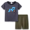 Especializado para el comercio exterior transfronterizo: ropa infantil, ropa de casa, pijamas de algodón de manga corta para niños de verano, conjuntos de pijama para niños, pijamas y pantalones de dormir para niños