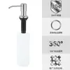 Fábrica de Origen Producción Dispensador de Jabón para Fregadero de Acero Inoxidable Cocina Tipo Prensa Cabezal de Bomba para Jabón de Platos Metal Cocina y Baño Cabezal de Prensa