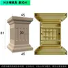 Molde de Pilar Quadrado Pilar de Coluna Romana Base de Pilar de Grade de Corrimão Pedestal de Pilar Quadrado Pilar de Varanda de Vila Pedestal Grande de Cimento Decoração Estilo Europeu
