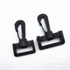Gancho giratorio de plástico de 5 cm para accesorios de equipaje, gancho POM, disponible en stock.