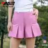 Shorts de Golfe Pgm Feminino Primavera e Verão Roupas Femininas Shorts Três Quartos Calça Saia Calças Esportivas